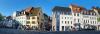 Saarbrücken St. Johanner Markt mit Brunnen Panorama